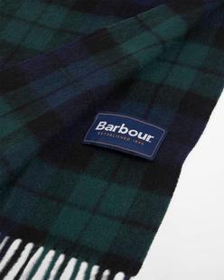 Barbour Men's New Check Tartan Scarf Alternate View